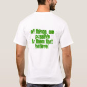 IN ÉÉN HOEK - Gepersonaliseerd T-shirt (Achterkant)