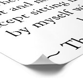 In een hoek lezen poster (Hoek)