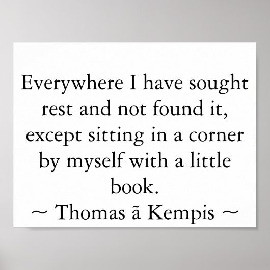 In een hoek lezen poster (Voorkant)