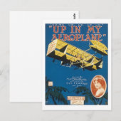 In een Hoesje van het vliegtuig Briefkaart (Voorkant / Achterkant)