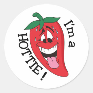 In een Hottie Ronde Sticker