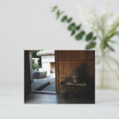 In een huis in Okinawan Briefkaart (Staand voorkant)