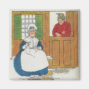 In een huisje in Fife woonde een man en zijn vrouw Magneet