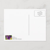 In een Iris Dank je Postkaart (Achterkant)