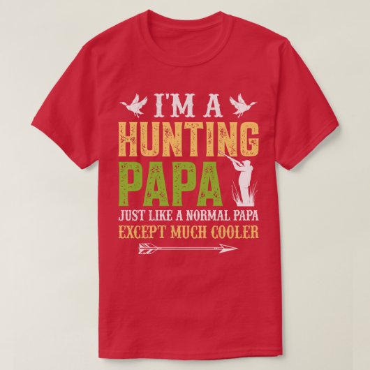 In een jachtpapa t-shirt (Design voorkant)