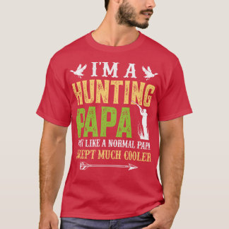 In een jachtpapa t-shirt