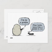 In een kaartje briefkaart (Voorkant / Achterkant)