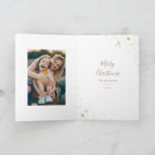 In een kerstkaart voor orbit feestdagen kaart (Binnen)