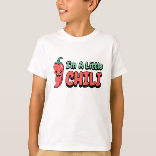 In een kleine chili! Schattigee Chili Pepper Carto T-shirt