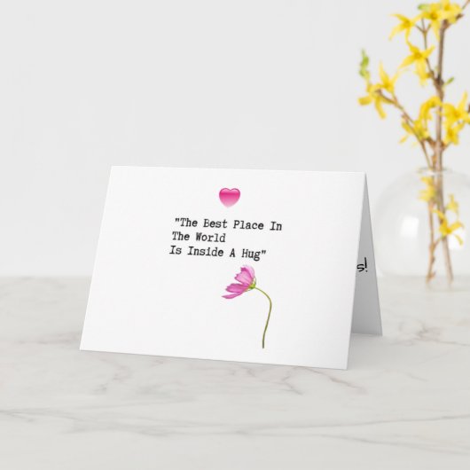 IN EEN KNUFFEL IS DE BESTE PLEK OP JE VERJAARDAG * KAART (Gele Bloem)