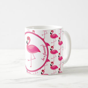In een kudde duiven, ben een Flamingo Koffiemok