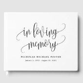 In een liefdevol geheugen EDITABLE KLOR Lovely Cal Gastenboek (Voorkant)