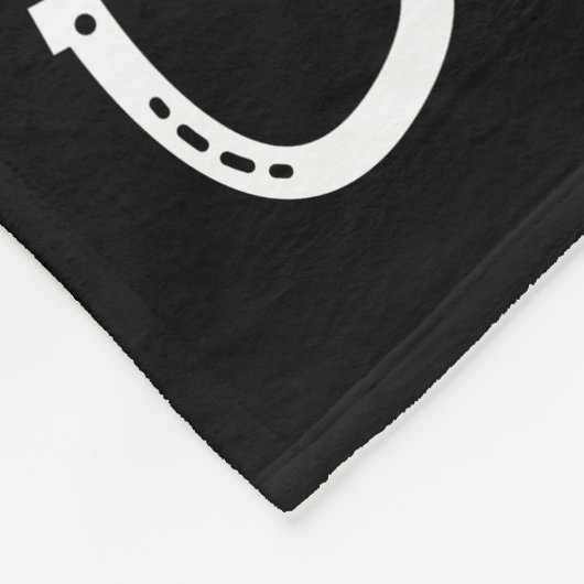 In een liefdevol geheugenpaard fleece deken (Hoek)