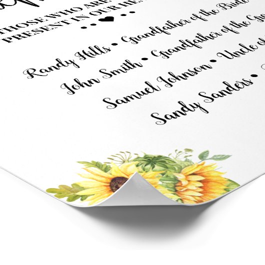 In een liefhebbende herinnering aan het huwelijk m poster (Hoek)