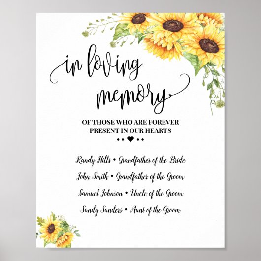 In een liefhebbende herinnering aan het huwelijk m poster (Voorkant)