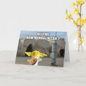 In een melkweg ver weg kaart (Gele Bloem)