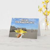 In een melkweg ver weg. Wenskaart Kaart (Gele Bloem)