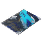 "In een nieuwe dimensie" acryl giet ontwerp Notitieboek (Linkerzijde)