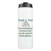 In een noodgeval kokoswater - voedseltekort thermosbeker (Voorkant)