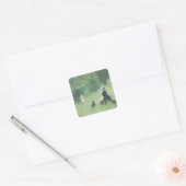 In een Park, c.1874 Vierkante Sticker (Envelop)