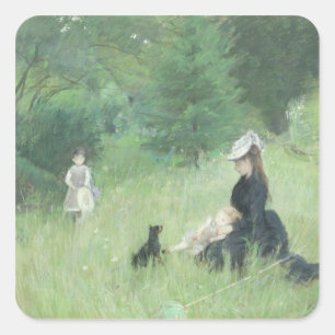 In een Park, c.1874 Vierkante Sticker