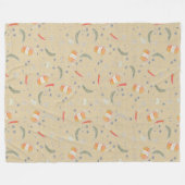 In een pekeltje fleece deken (Voorkant (Horizontaal))