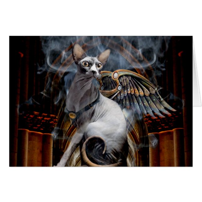 In een pufje rook ziet hij er uit - kaart (Voorkant Horizontaal)