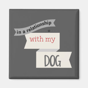 In een Relatie met mijn hond Grey Magnet