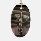 In een rockabilable auto keramisch ornament (Rechts)