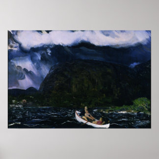 In een roeiboot van George Bellows (1916) Poster