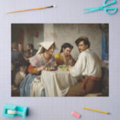 In een Romeinse Osteria door Carl Bloch Tissuepapier (Craft)