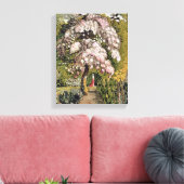 In een Shoreham Garden (w/c) Canvas Afdruk (Insitu (Woonkamer))
