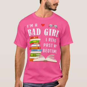 In een slecht meisje las ik voorbij mijn bedboekje t-shirt
