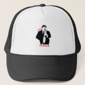 In een speler trucker pet (Voorkant)