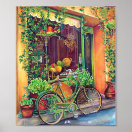 In een straat in Saint Remy Poster