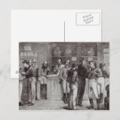 In een struik tavern, 1878 briefkaart (Voorkant / Achterkant)