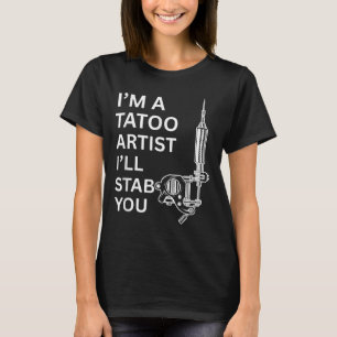 In een tatoeëerder grappig cadeau t-shirt