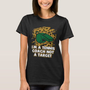 In een tenniscoach niet een doel tennisser Humo T-shirt