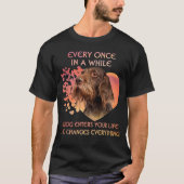 In een tijd dat een hond een Duitse kruiper T-shirt (Voorkant)