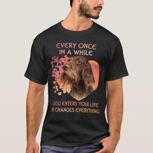 In een tijd dat een hond een Duitse kruiper T-shirt (Voorkant)