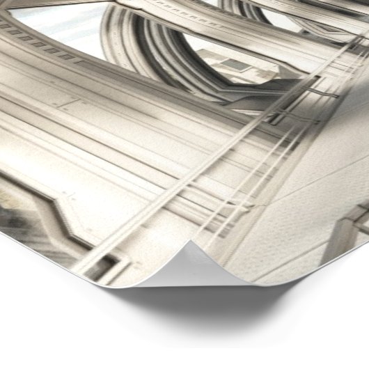 In een Toekomstige Stad Poster (Hoek)