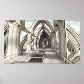 In een Toekomstige Stad Poster (Voorkant)