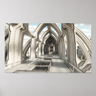 In een Toekomstige Stad Poster