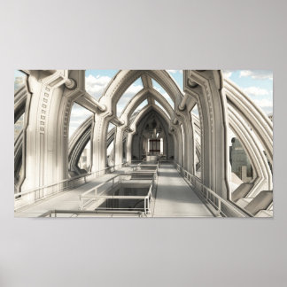 In een Toekomstige Stad Poster