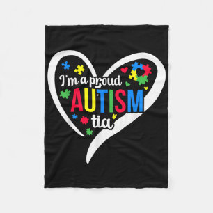 In een trotse autisme via autisme bewustzijn autis fleece deken