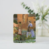 In een tuin in Cookham door George John Pinwell (Staand voorkant)