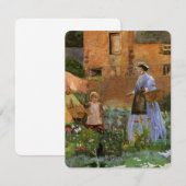 In een tuin in Cookham door George John Pinwell (Voorkant / Achterkant)