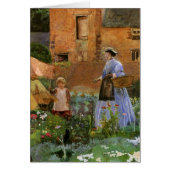 In een tuin in Cookham door George John Pinwell (Voorkant)