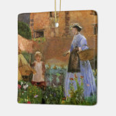 In een tuin in Cookham door George John Pinwell Keramisch Ornament (Links)