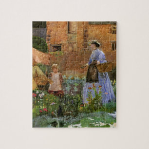 In een tuin in Cookham door George John Pinwell Legpuzzel